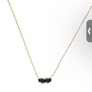 Suzanne Kalan Sapphire Necklace in Yellow Gold
